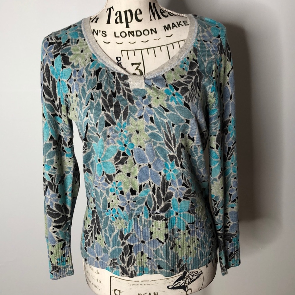 Sigrid Olson Lightweight Silk & Rayon Sweater
